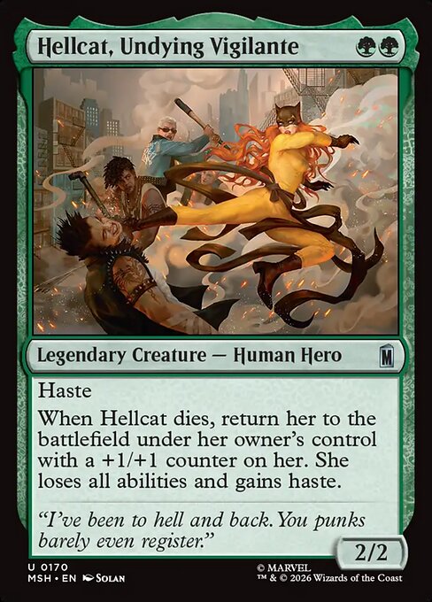 Hellcat, Undying Vigilante (msh-170)