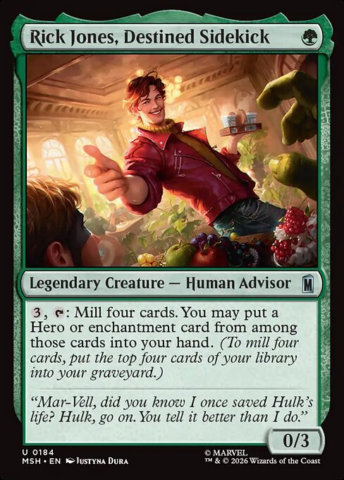 Rick Jones, Destined Sidekick (msh-184)