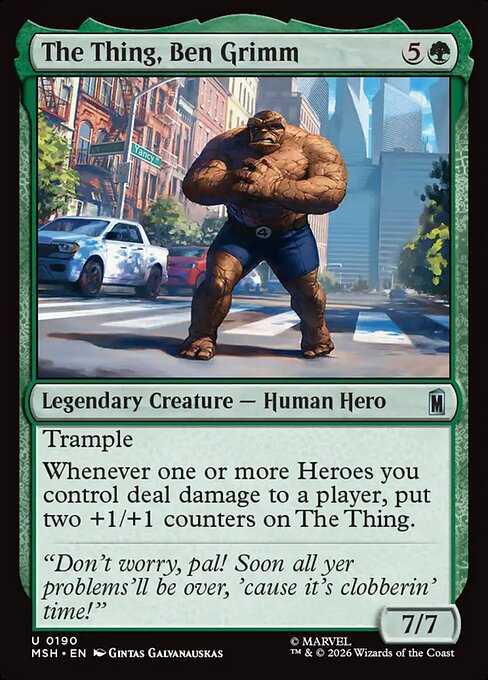 The Thing, Ben Grimm (msh-190)