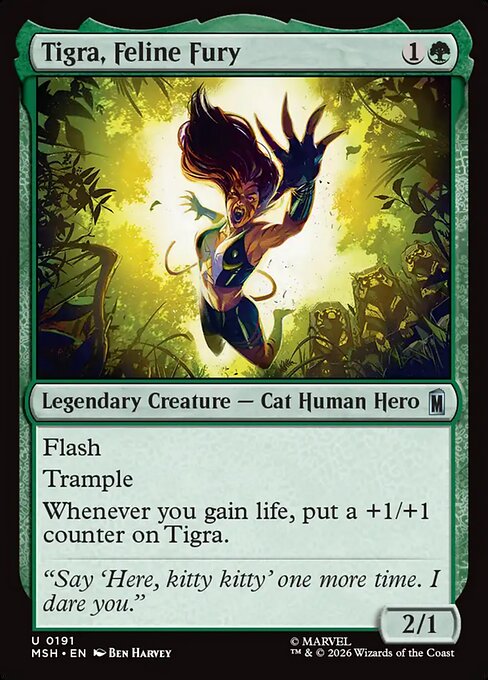 Tigra, Feline Fury (msh-191)