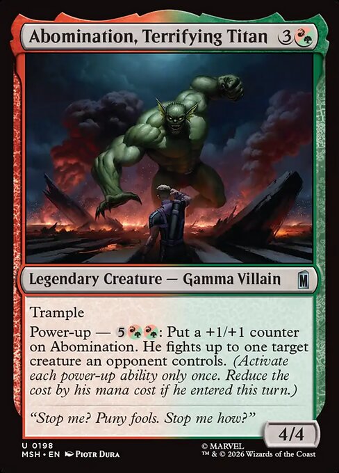 Abomination, Terrifying Titan (msh-198)
