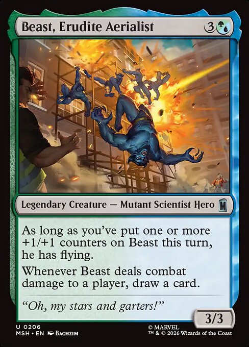 Beast, Erudite Aerialist (msh-206)