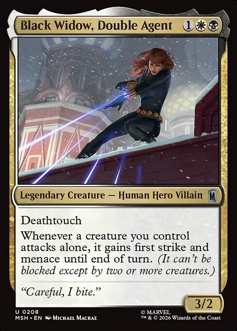 Black Widow, Double Agent (msh-208)