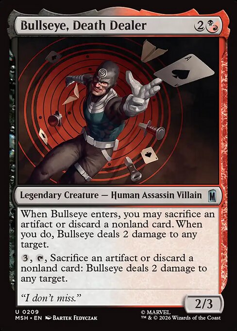 Bullseye, Death Dealer (msh-209)