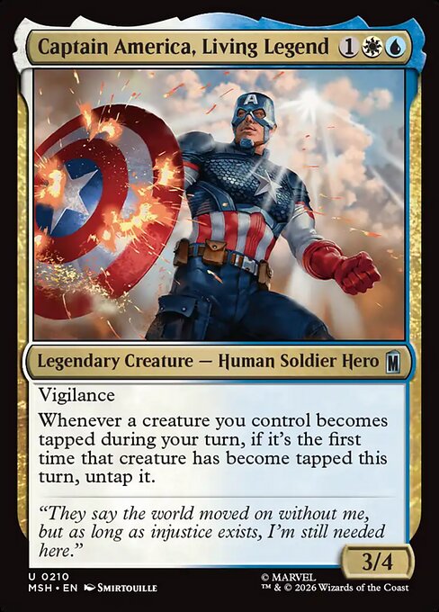 Captain America, Living Legend (msh-210)