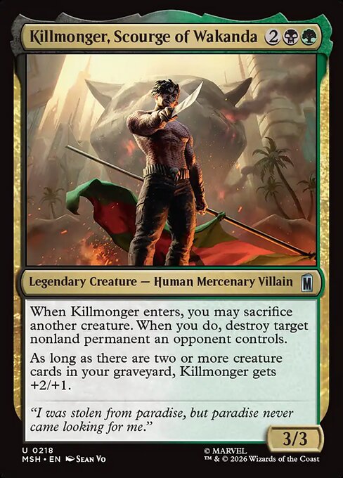 Killmonger, Scourge of Wakanda (msh-218)