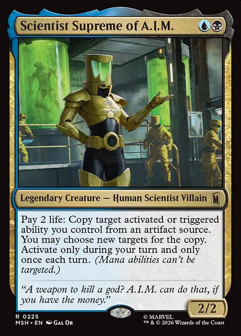 Scientist Supreme of A.I.M. (msh-225)