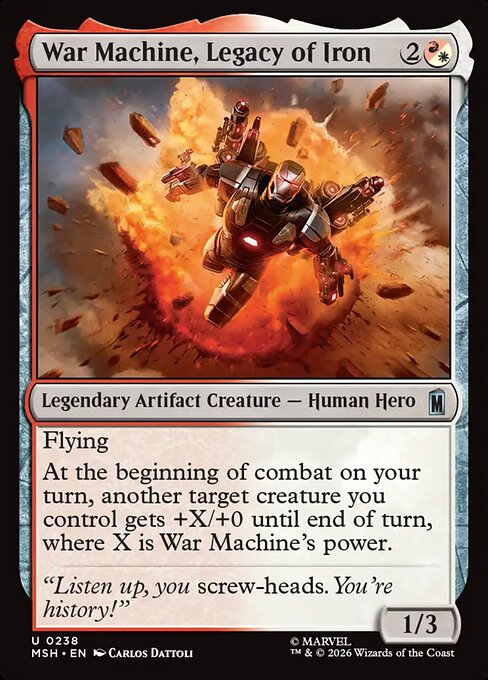 War Machine, Legacy of Iron (msh-238)