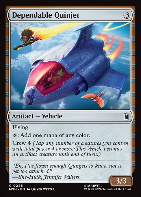 Dependable Quinjet (msh-246)