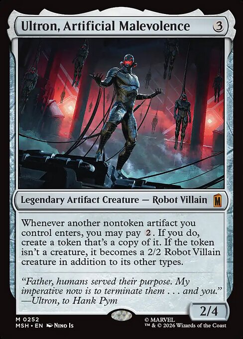 Ultron, Artificial Malevolence (msh-252)
