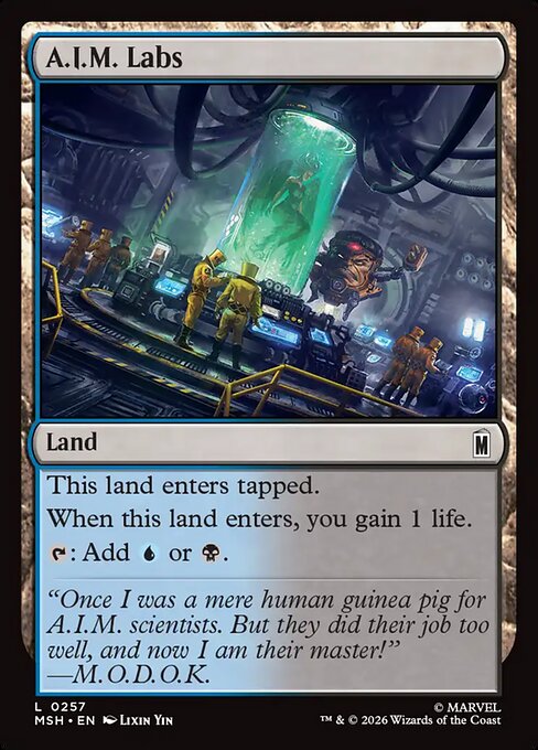 A.I.M. Labs (msh-257)