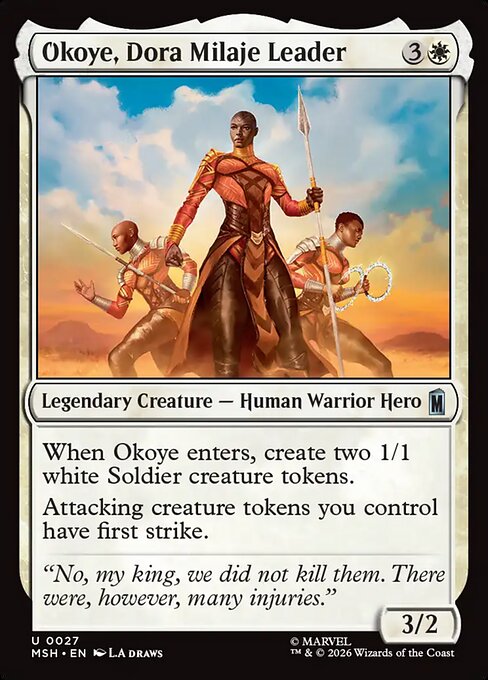 Okoye, Dora Milaje Leader (msh-27)