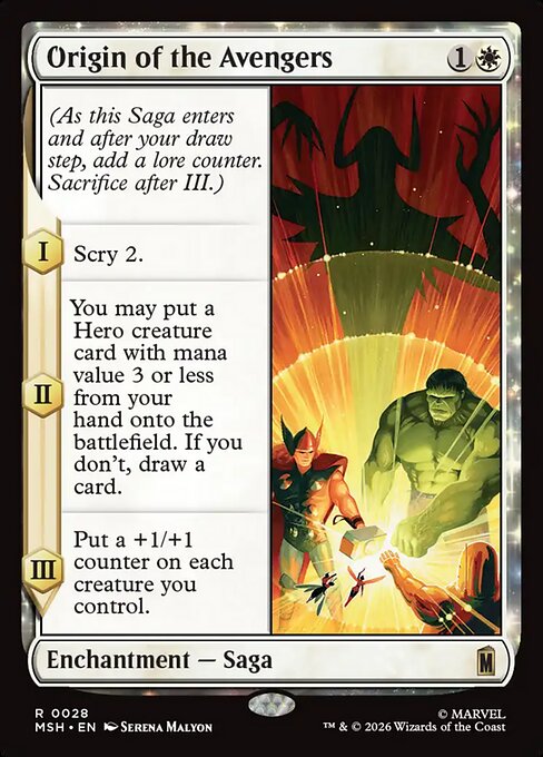 Origin of the Avengers (msh-28)