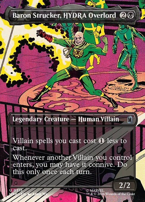 Baron Strucker, HYDRA Overlord (msh-315)