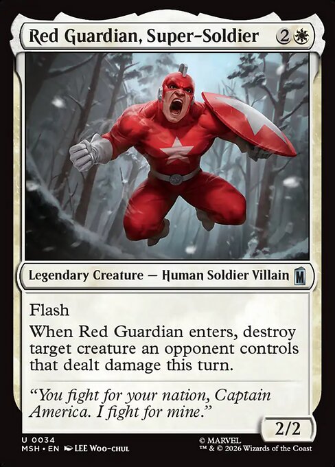 Red Guardian, Super-Soldier (msh-34)