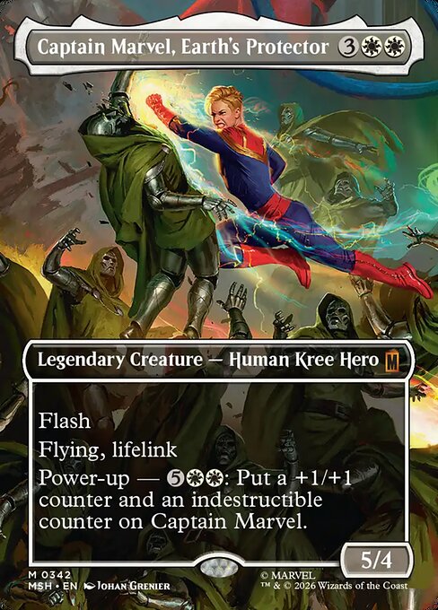 Captain Marvel, Earth's Protector (msh-342)
