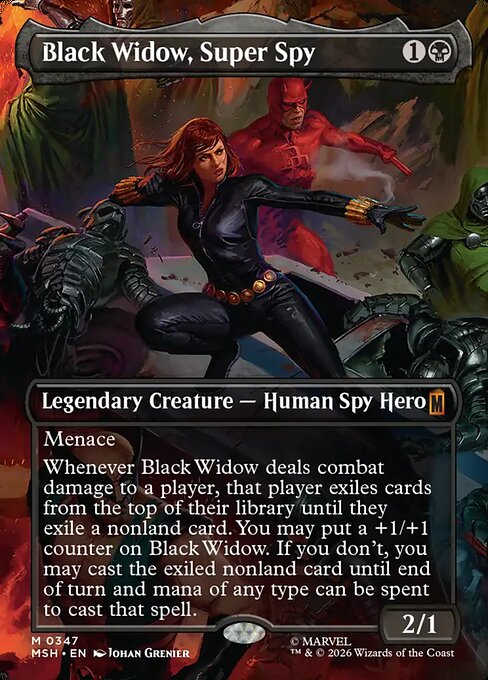 Black Widow, Super Spy (msh-347)