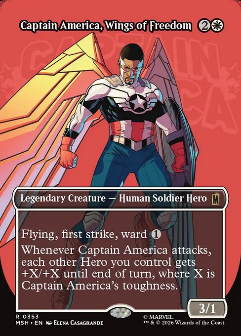 Captain America, Wings of Freedom (msh-353)