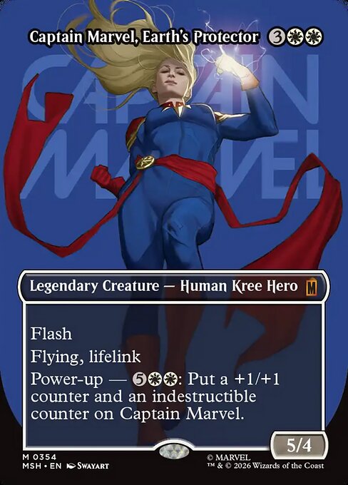 Captain Marvel, Earth's Protector (msh-354)