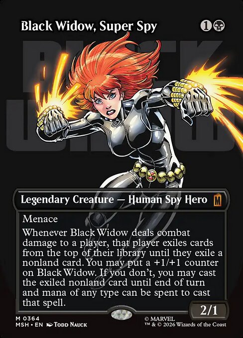 Black Widow, Super Spy (msh-364)