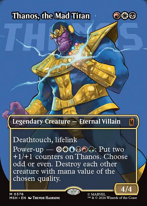 Thanos, the Mad Titan (msh-376)