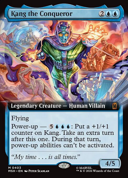 Kang the Conqueror card art (msh-403), Magic: The Gathering MSH