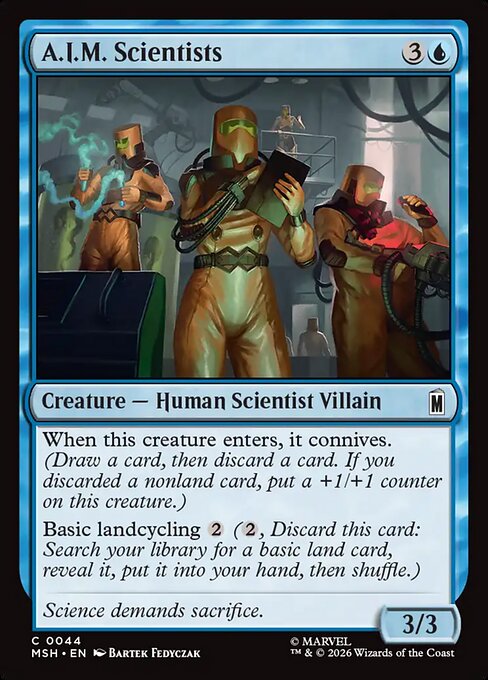 A.I.M. Scientists (msh-44)