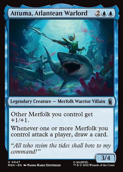 Attuma, Atlantean Warlord (msh-47)
