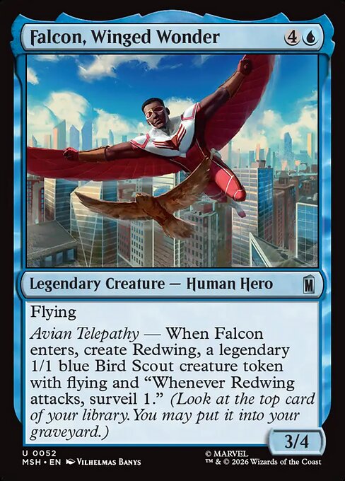 Falcon, Winged Wonder (msh-52)