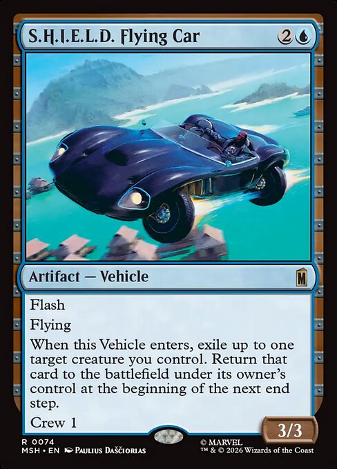 S.H.I.E.L.D. Flying Car (msh-74)