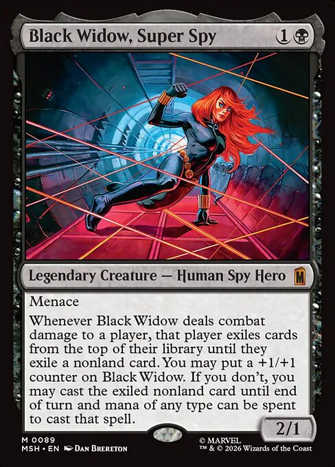 Black Widow, Super Spy (msh-89)