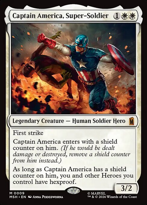 Captain America, Super-Soldier (msh-9)
