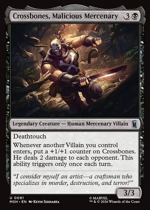 Crossbones, Malicious Mercenary (msh-91)