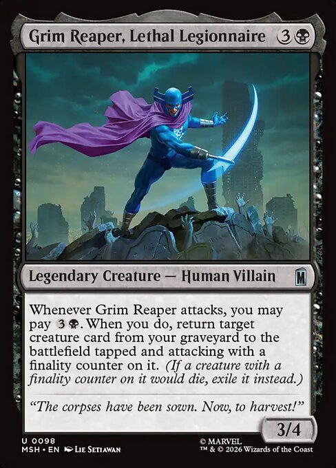 Grim Reaper, Lethal Legionnaire (msh-98)