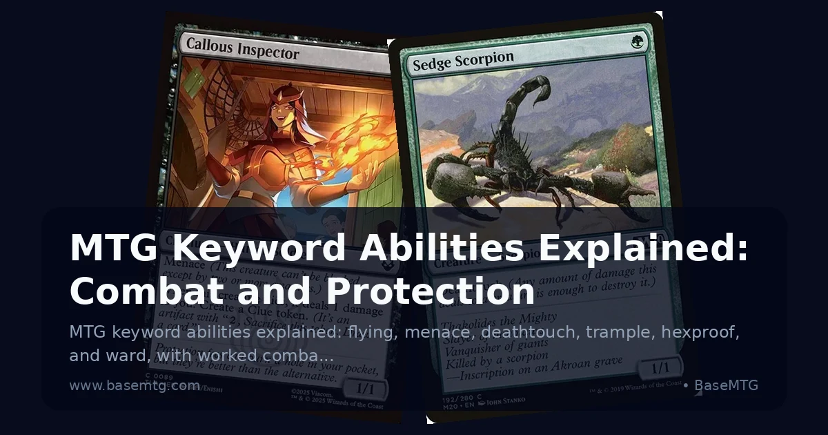 MTG Keyword Abilities Explained: Combat and Protection